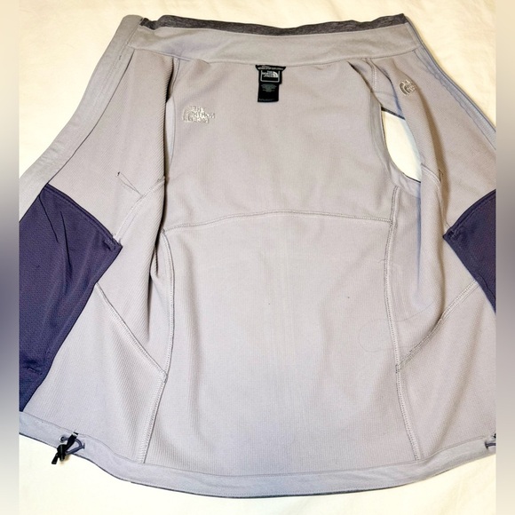 The North Face Women’s Canyon Wall Vest Grey Size Small Full Zip EUC - Picture 3 of 10